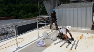 Tennessee Roofing and Construction - Safety Systems - Rocktenn Manufacturing, Chattanooga, Tennesssee